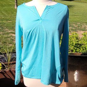 Eddie Bauer Long Sleeve V-Neck Travex Shirt